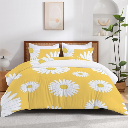 3-Piece Bedding Set 90x104inch