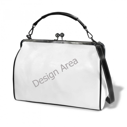 Kisslock Crossbody Shoulder Bag-Large (Model 1752)