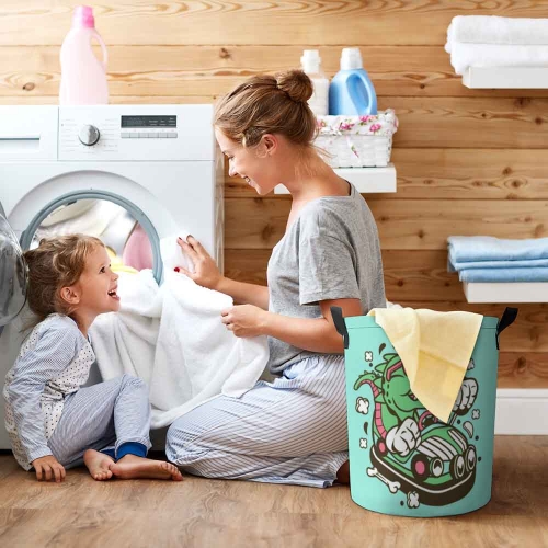 Drawstring Laundry Basket 44x35cm