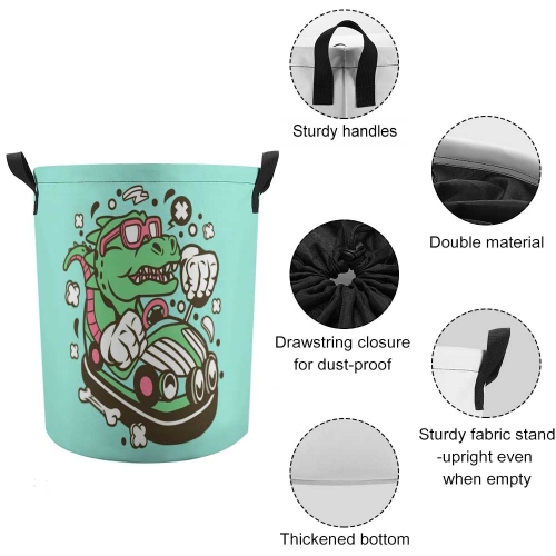 Drawstring Laundry Basket 44x44cm