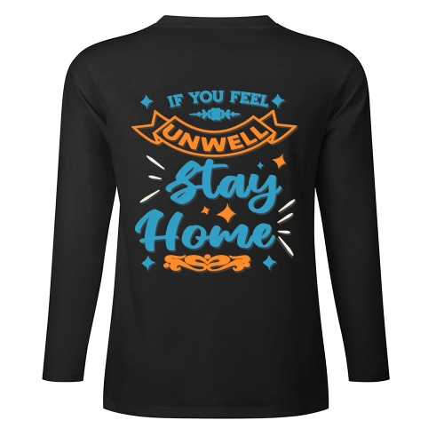 Cotton Long Sleeve T-Shirt (Front&Back Printing)