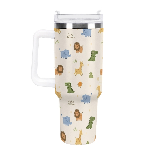 40oz Stainless Steel Tumbler with Handle (USA)