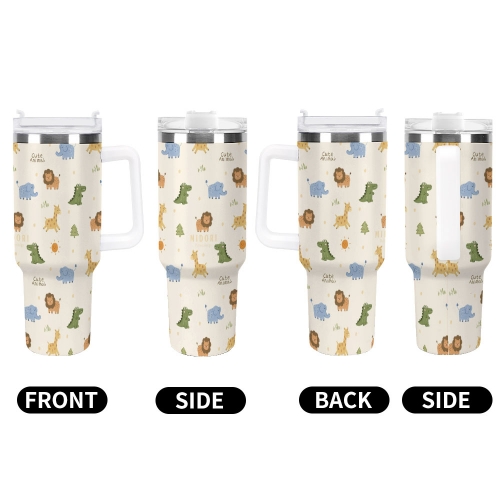 40oz Stainless Steel Tumbler with Handle (USA)