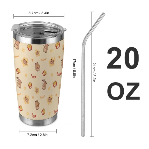 20oz Stainless Steel Tumbler (USA)