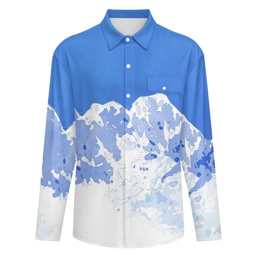 Men's Long Sleeve Flap Pocket Shirt