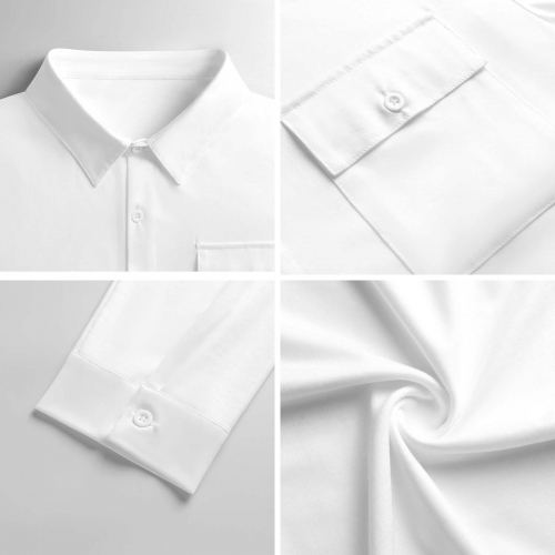 Men's Long Sleeve Flap Pocket Shirt