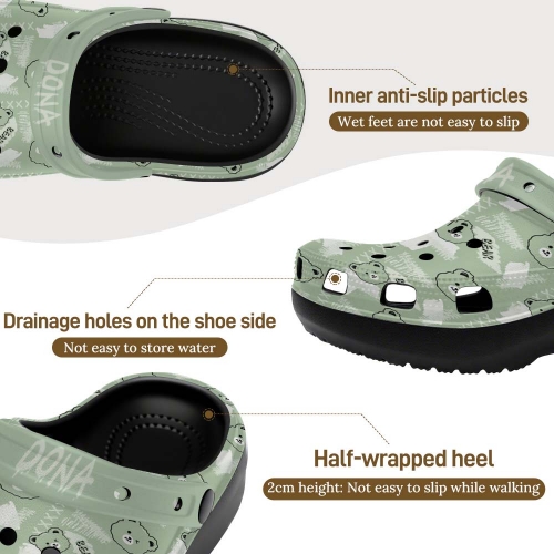 Women's High-heeled Clogs