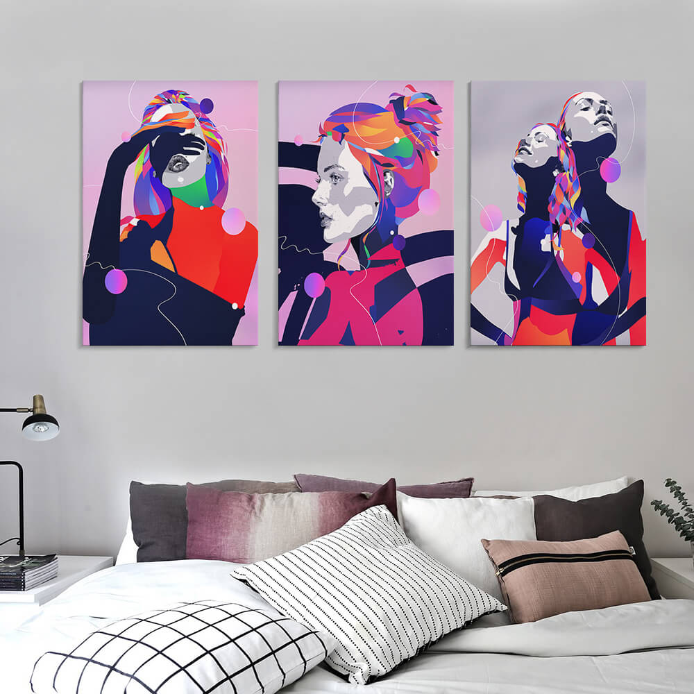 Triptych Canvas Print 08×12inch