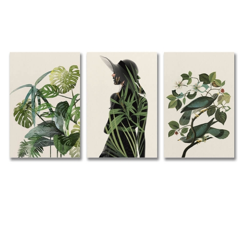 Triptych Canvas Print-Unframed 12×18inch