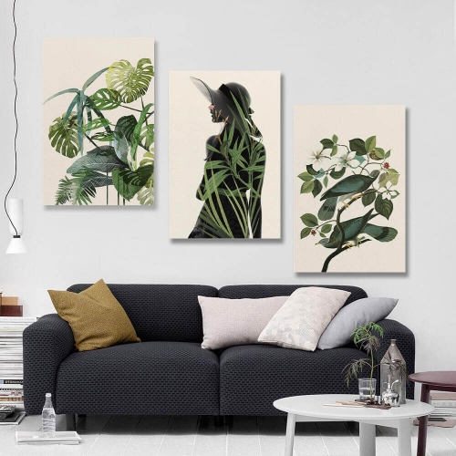 Triptych Canvas Print-Unframed 16×24inch