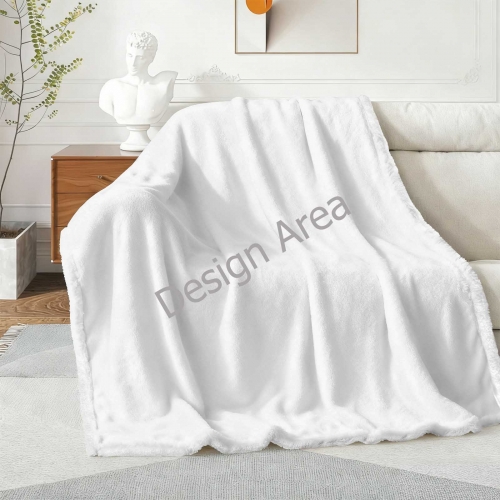 Double-Layer Fleece Blanket 51"x59"