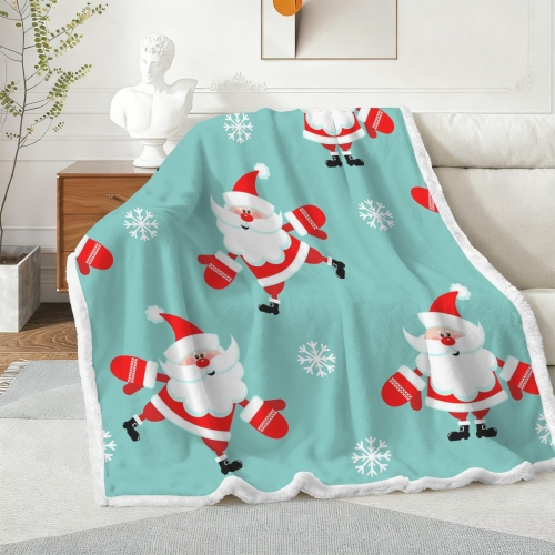 Double-Layer Fleece Blanket 51"x59"