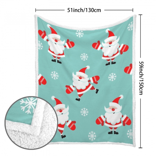 Double-Layer Fleece Blanket 51"x59"