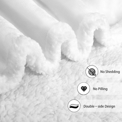 Double-Layer Fleece Blanket 51"x59"