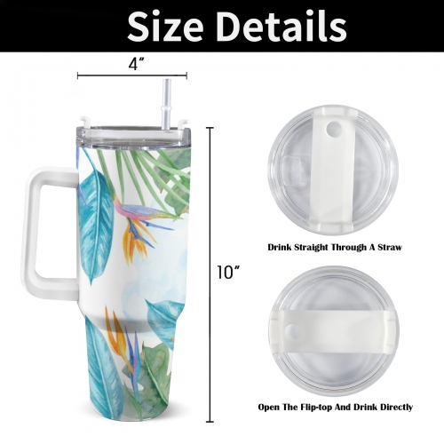 40OZ Tumbler with Handle