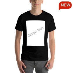 Cotton Short Sleeve T-Shirt (Two-Sided Print)(Canada)