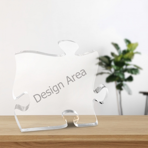 Puzzle Shaped Acrylic Plaque