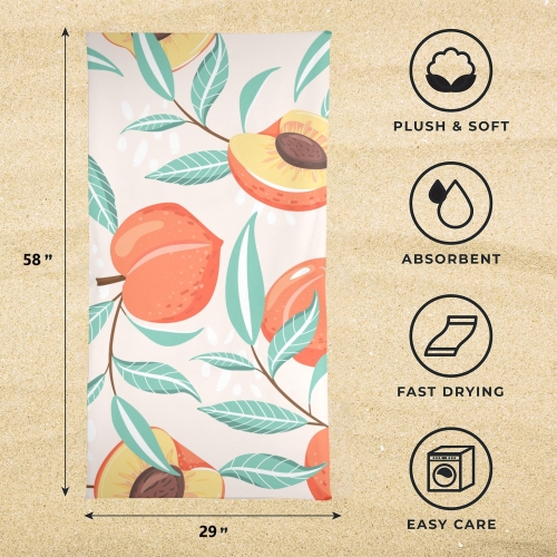 Beach Towel 29"x58" (Set of 2)