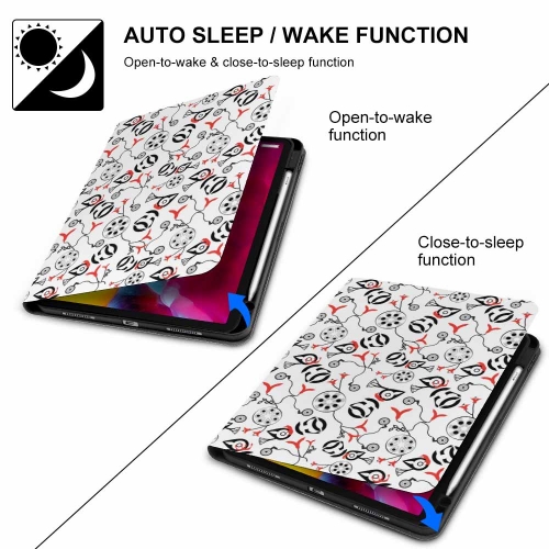 Protective Case with Pencil Holder for iPad Pro/Air (Multiple Models)
