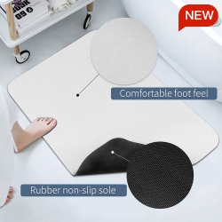 Diatom Ooze Bath Mat 15.7"×23.6"