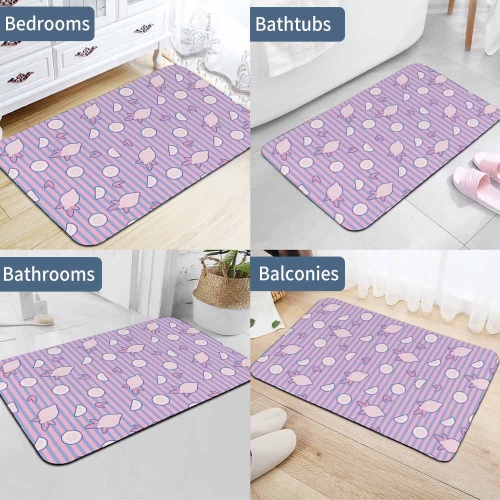 Diatom Ooze Bath Mat 15.7"×23.6"