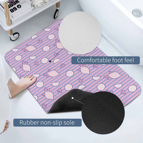 Diatom Ooze Bath Mat 19.7"×31.5"