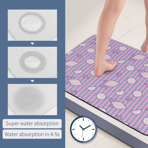 Diatom Ooze Bath Mat 19.7"×31.5"