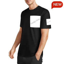 Men's Cotton T-Shirt (Chest&Sleeve Print)