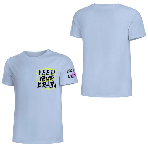 Men's Cotton T-Shirt (Chest&Sleeve Print)