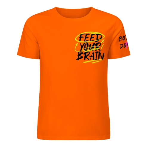 Men's Cotton T-Shirt (Chest&Sleeve Print)