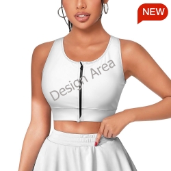 Women's Yoga Zipper Vest