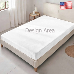 Twin Size Flannel Fitted Sheet 39x75x15inch