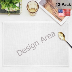 Linen Placemat 18x12inch (12-Pack)