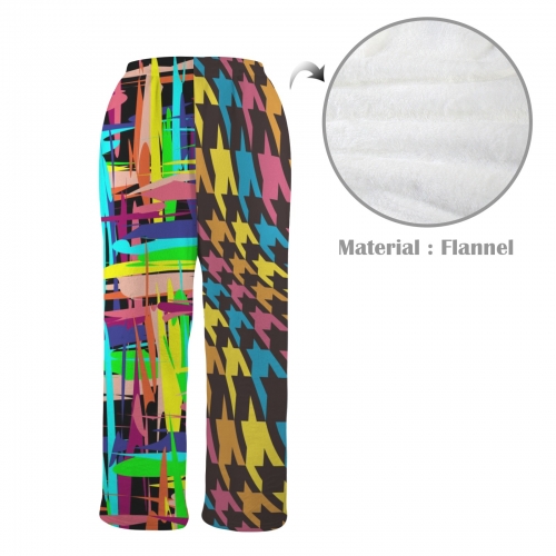 Men's Flannel Pajama Trousers (Model L76)