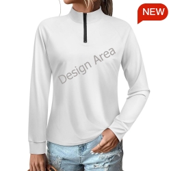 Women's Long Sleeve 1/4 Zip Quick Dry Shirt