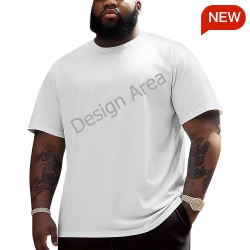 Men's Plus Size Drop Shoulder T-Shirt