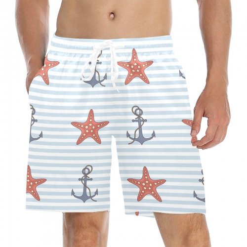 Men's Mid-Length Beach Shorts (Model L51)