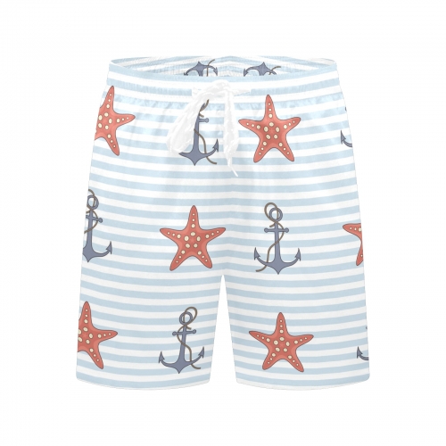 Men's Mid-Length Beach Shorts (Model L51)