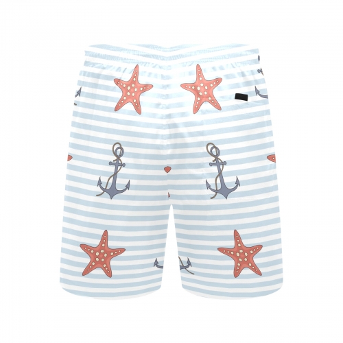 Men's Mid-Length Beach Shorts (Model L51)