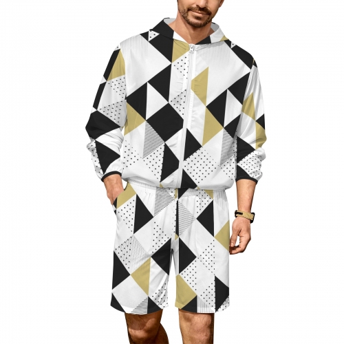 Men's Lightweight Sun Hoodie & Shorts Set