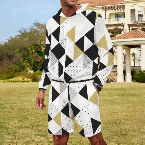 Men's Lightweight Sun Hoodie & Shorts Set