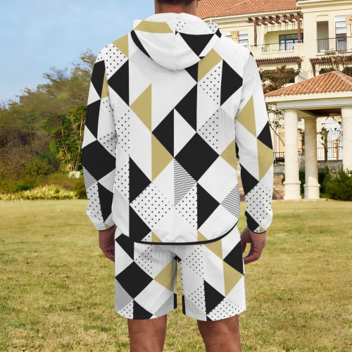 Men's Lightweight Sun Hoodie & Shorts Set