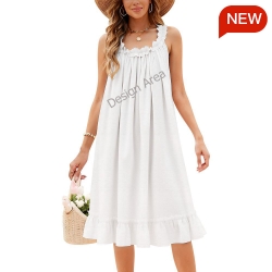 Women's Ruffled Strap Dress