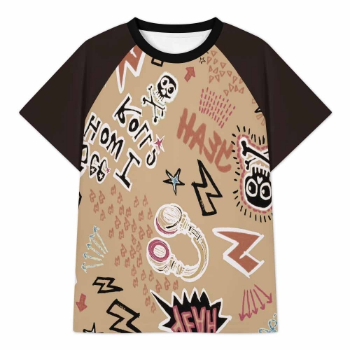 Women's All Over Print Raglan T-Shirt