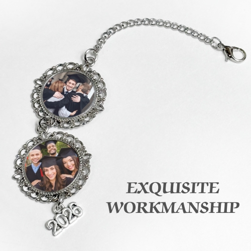 Graduation Cap Photo Charm