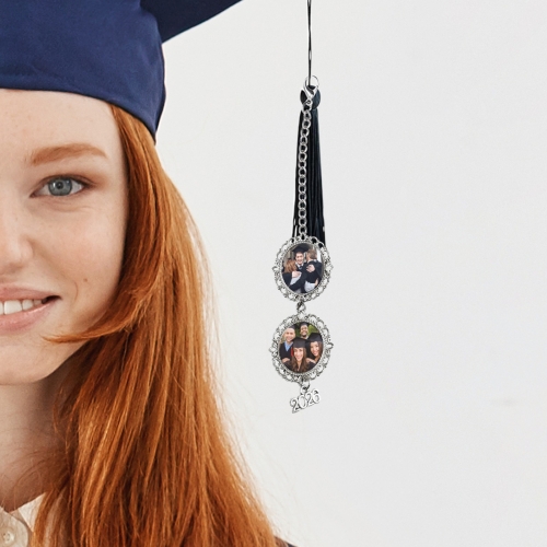 Graduation Cap Photo Charm