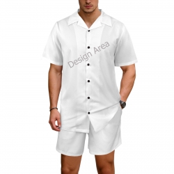 Men's Hawaiian Shirt & Shorts Set