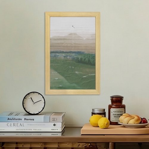 Natural Wood Framed Art Print 8×12inch