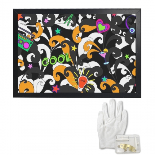 Black Framed Art Print 18×12inch