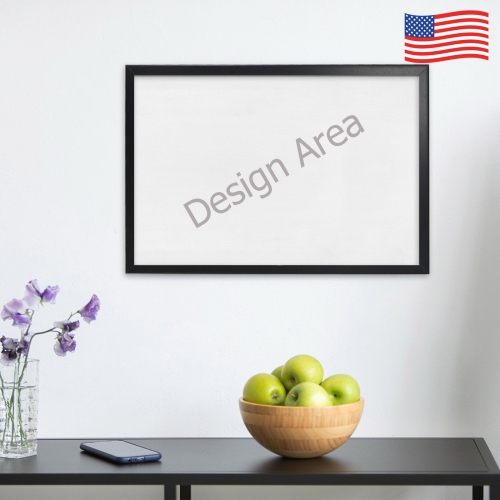 Black Framed Art Print 24×16inch